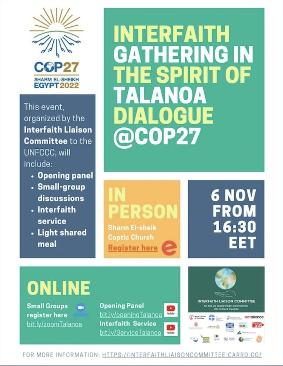 Flyer Interfaith Gathering COP27